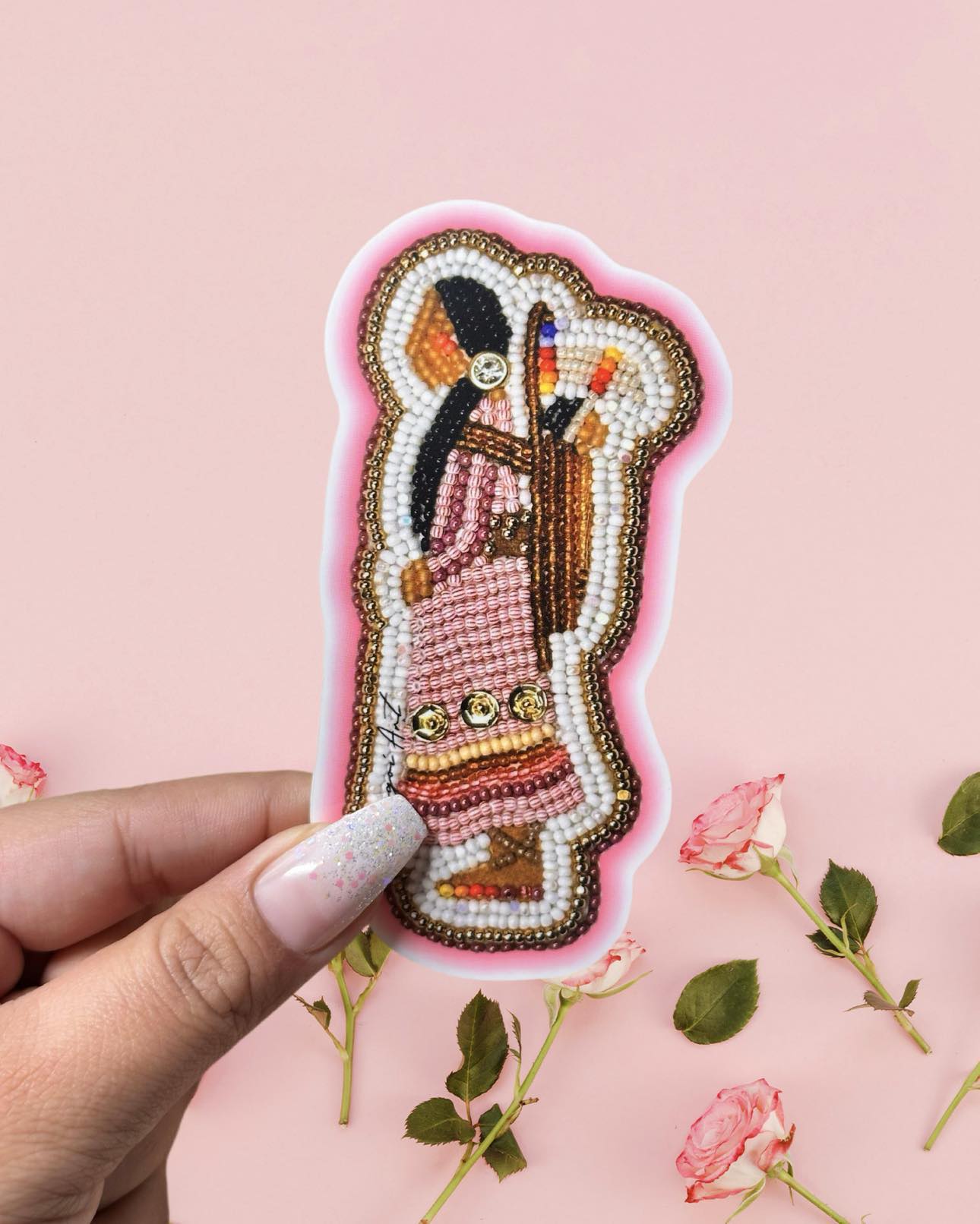 Mother's Infinite Love - Beadwork Sticker