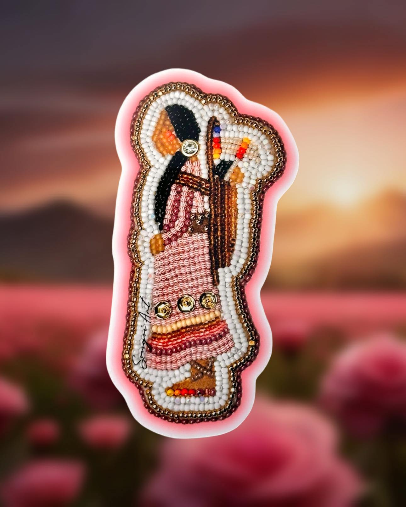 Mother's Infinite Love - Beadwork Sticker