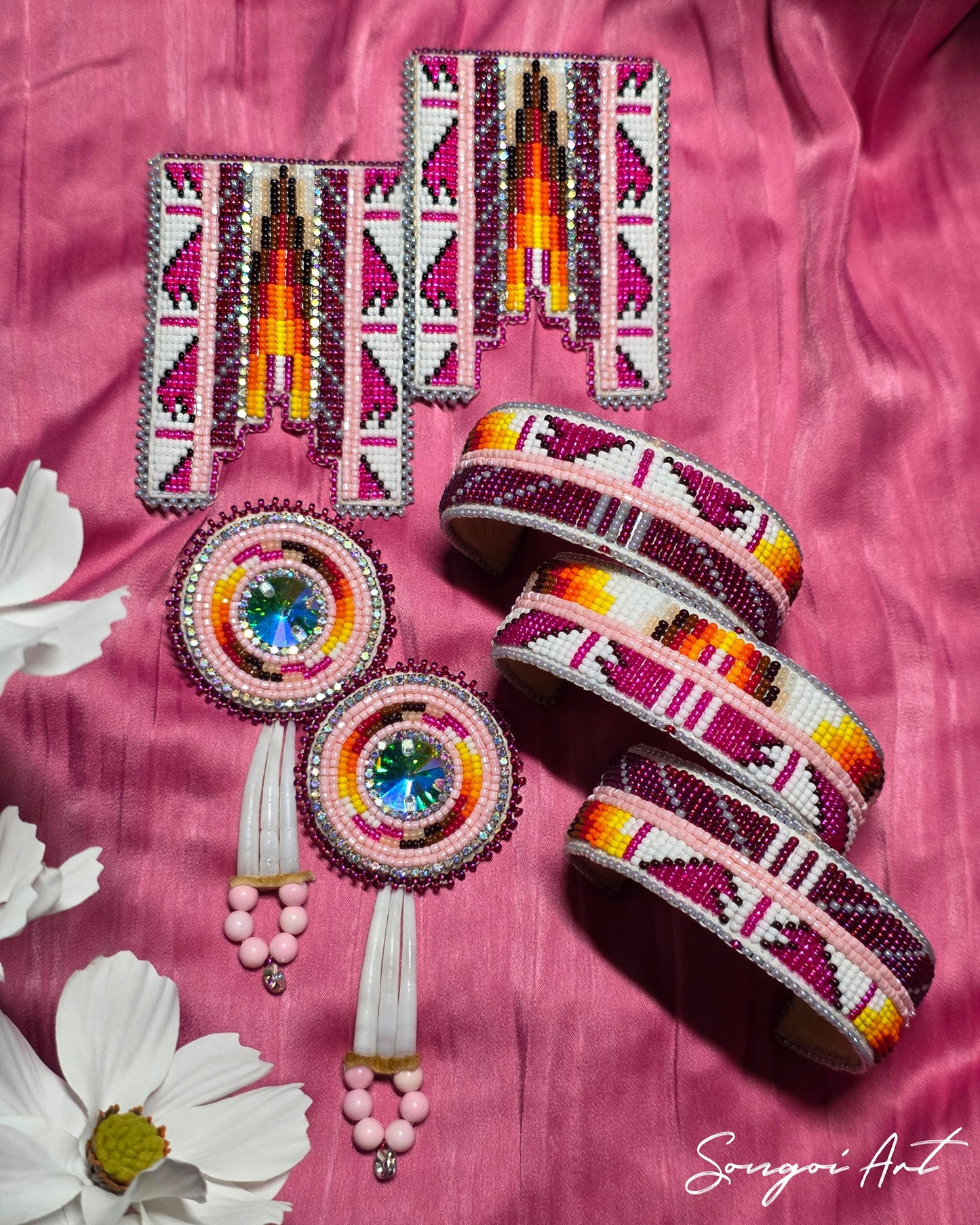 Ember & Rose Beaded Cuff 1