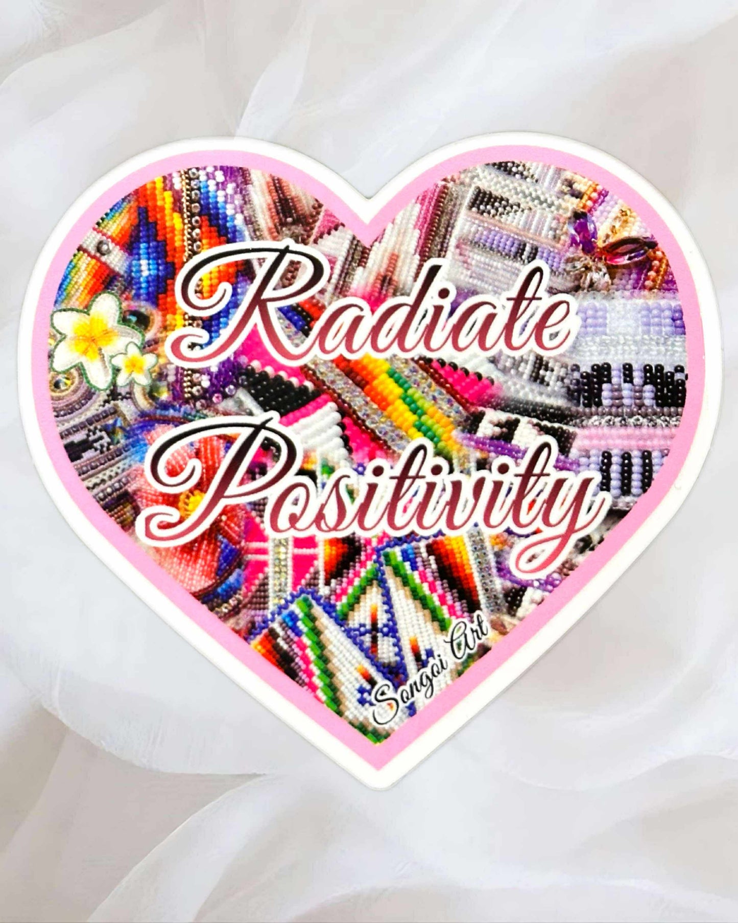 Radiate Positivity - Beadwork Sticker