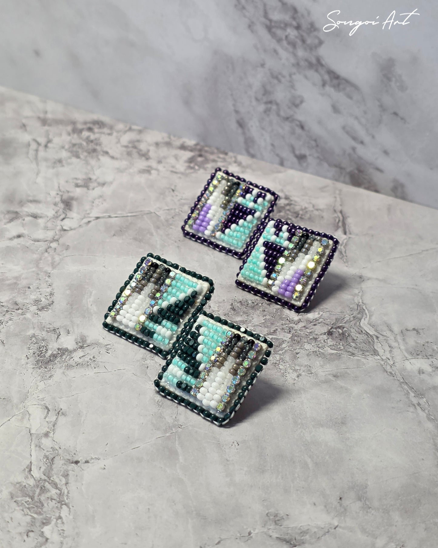 Mini Mint & Purple Geos