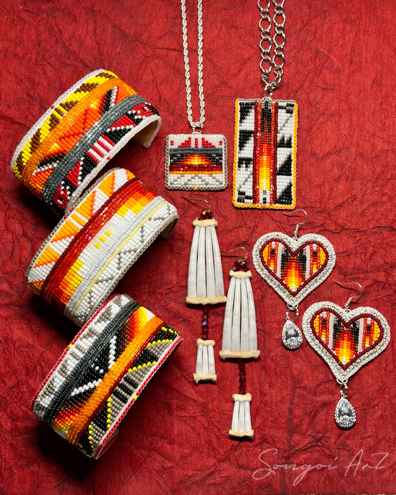 Fire Color Beadwork Collection