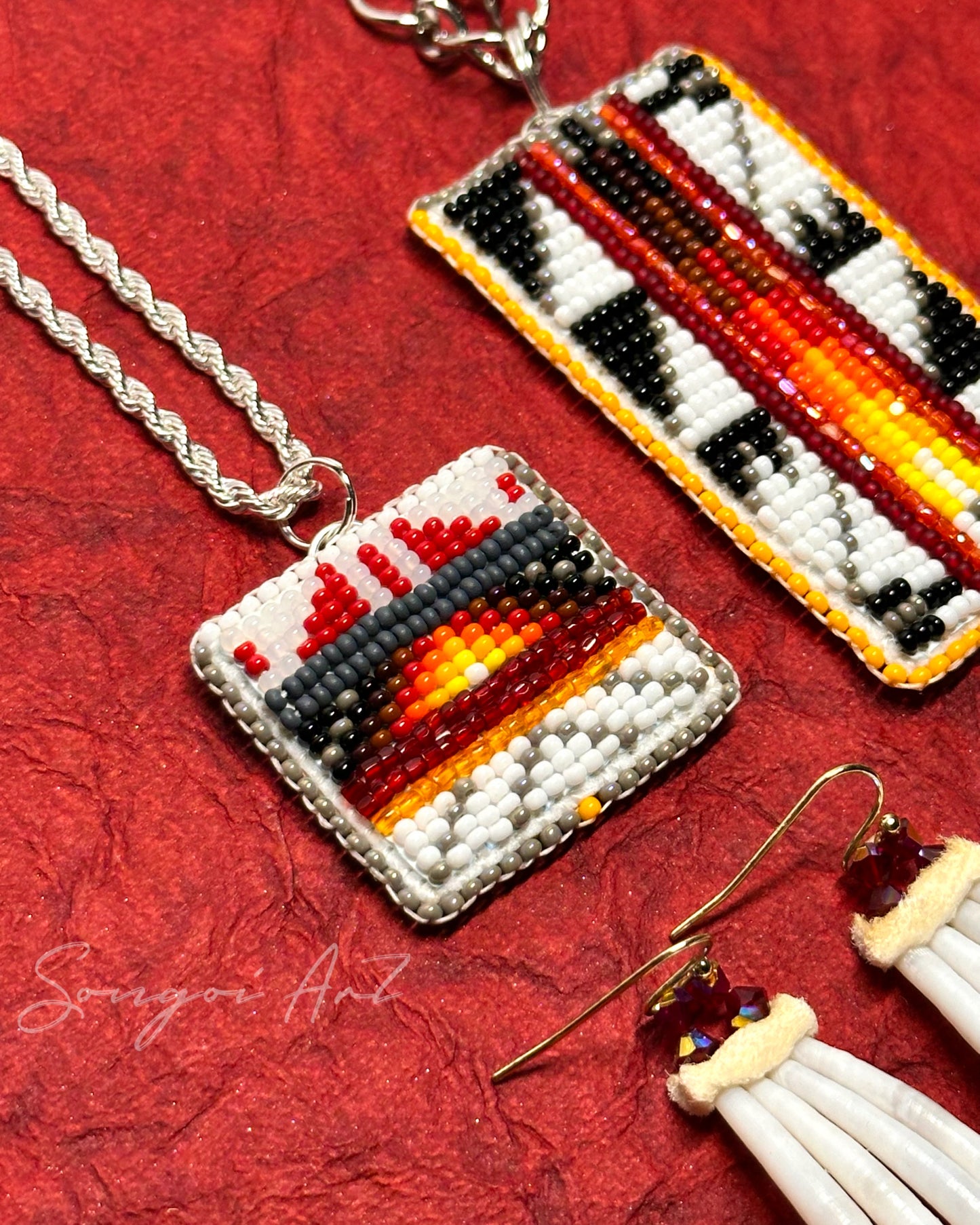 Fire Color Pendant