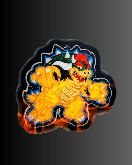 Bowser - Beadwork Sticker