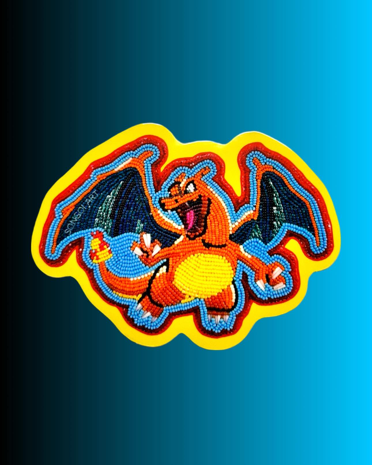 Charizard - Beadwork Sticker
