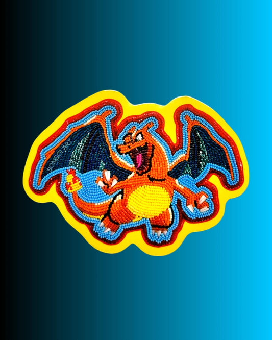 Charizard - Beadwork Sticker