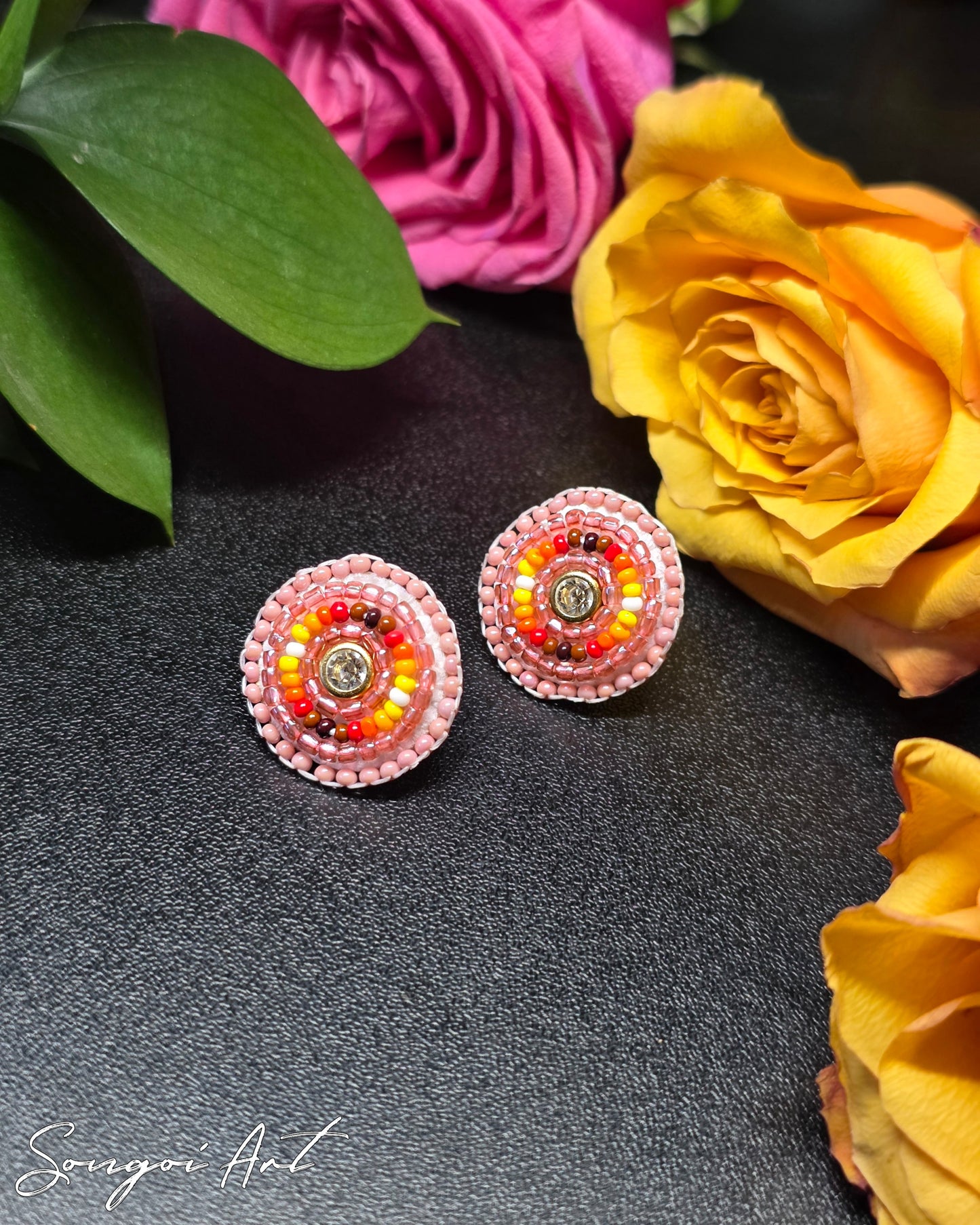 Teenie Circle Studs