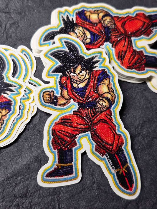 Goku Beadwork Sticker