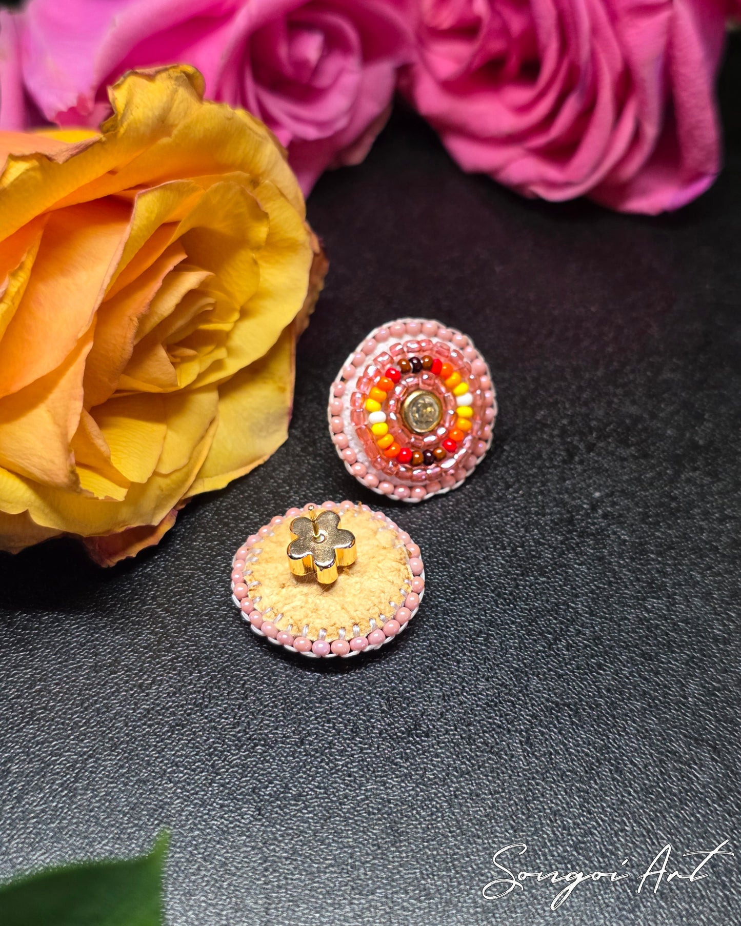 Teenie Circle Studs
