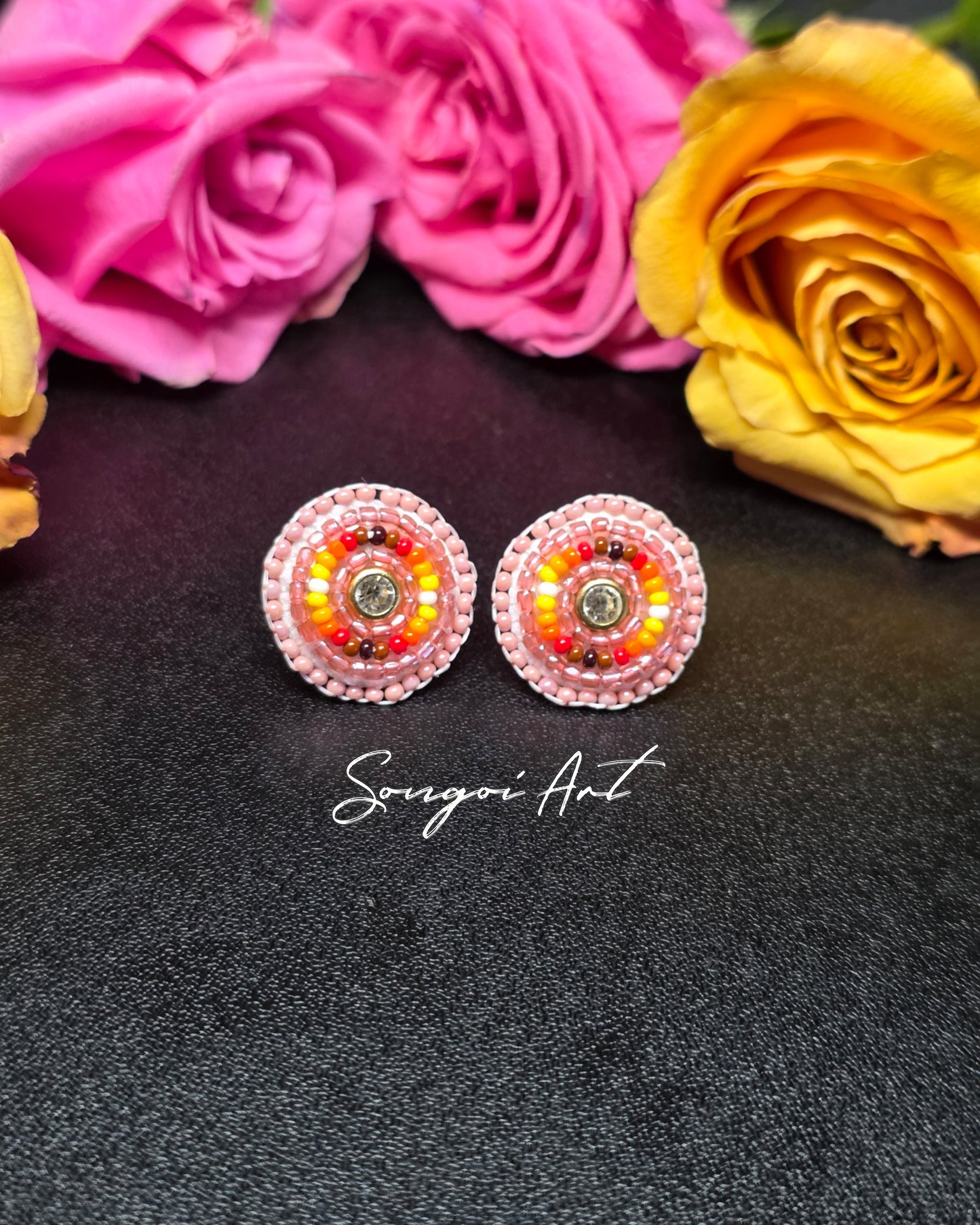 Teenie Circle Studs