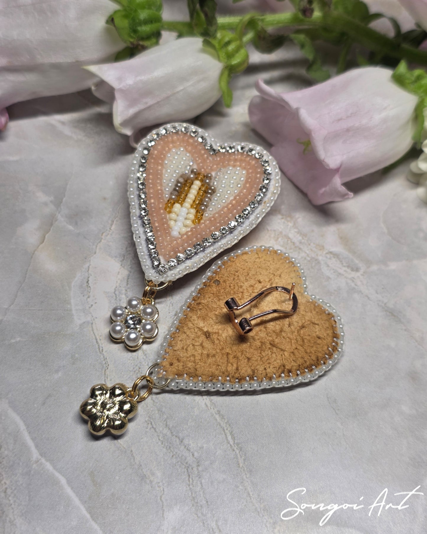 Mini Peach Hearts