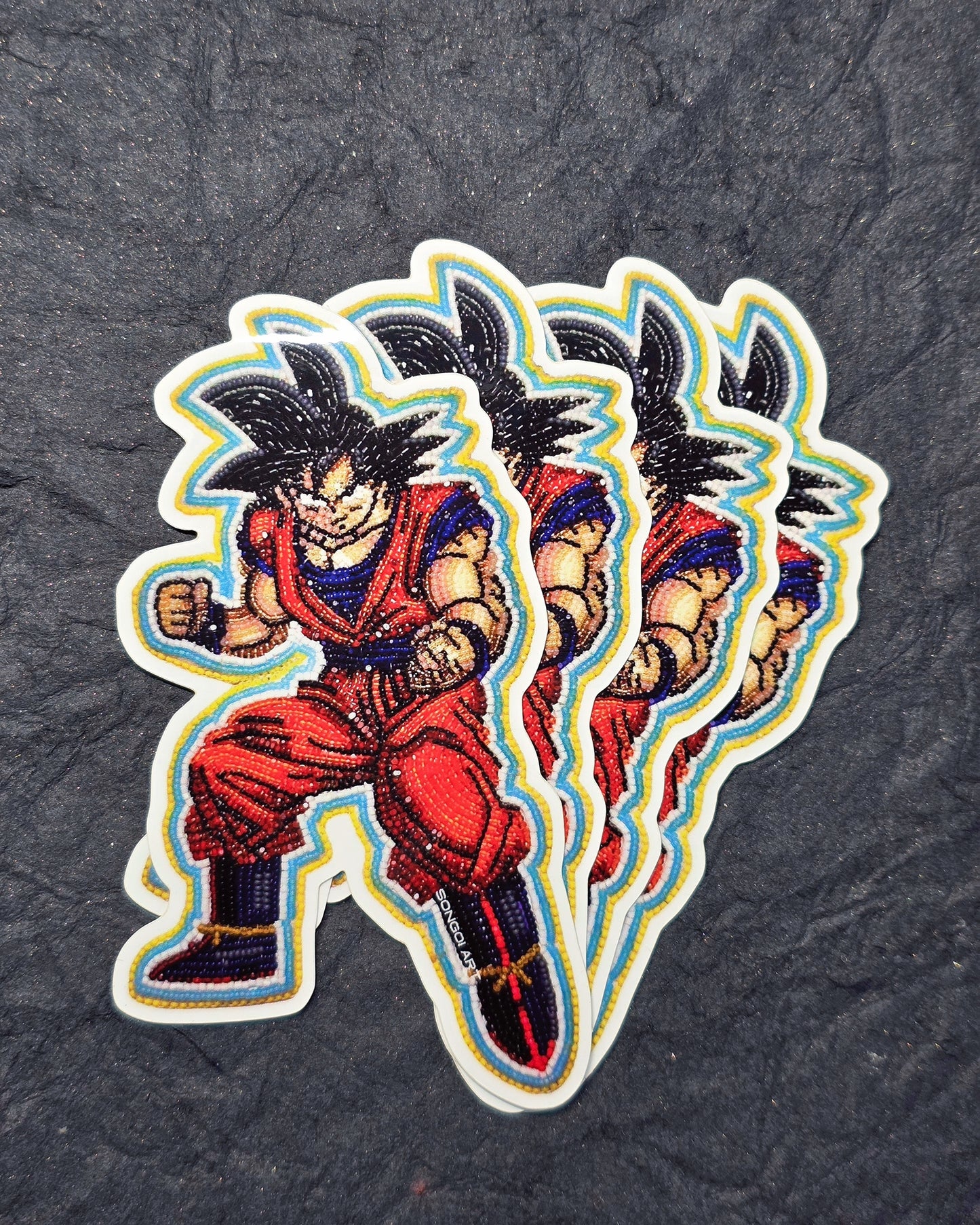 Goku Beadwork Sticker