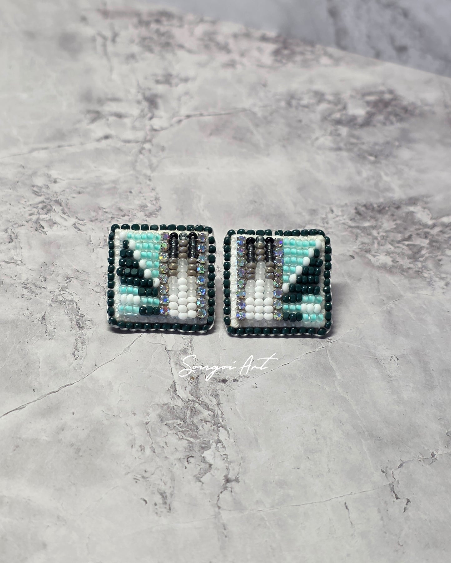 Mini Mint & Green Geos