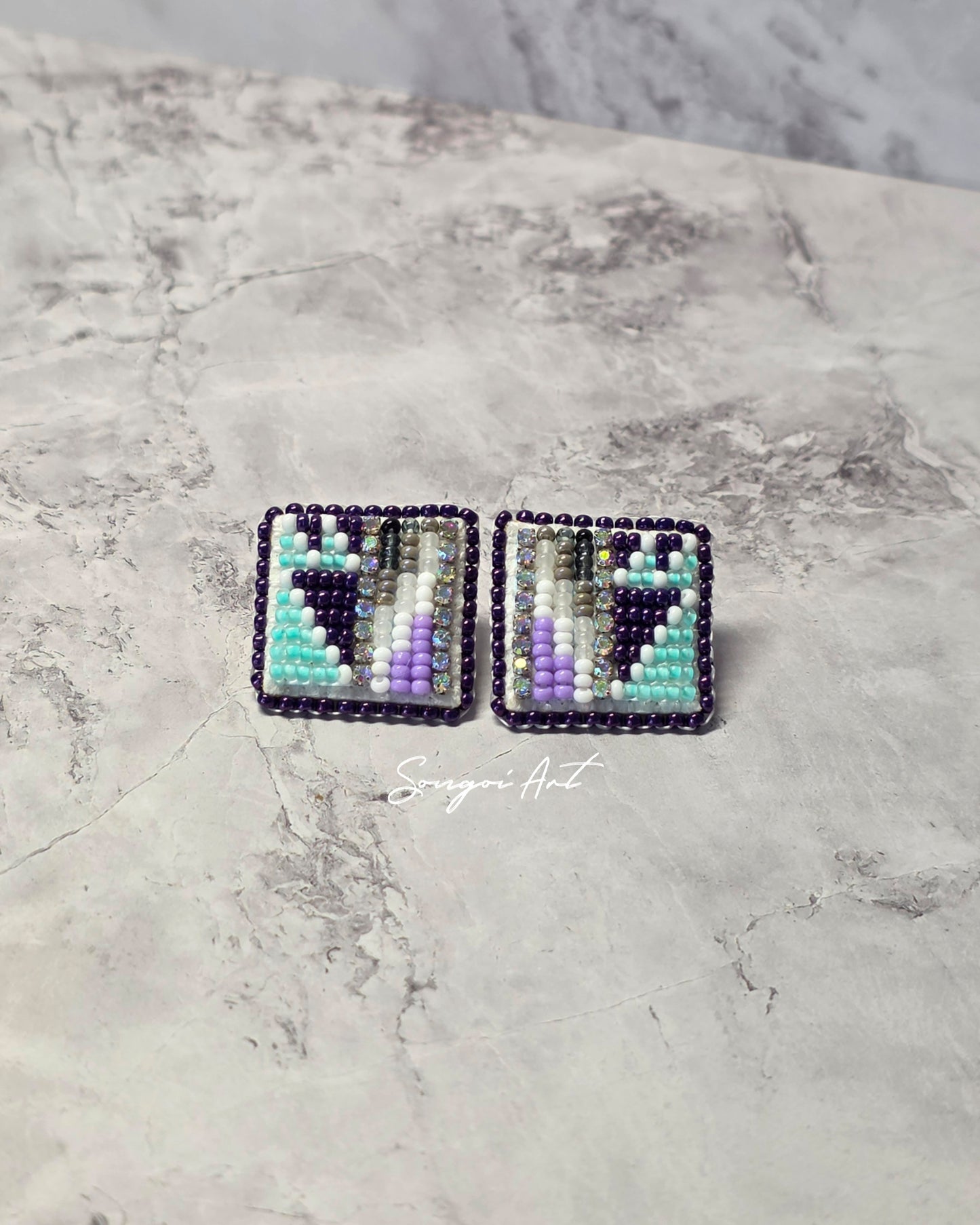 Mini Mint & Purple Geos