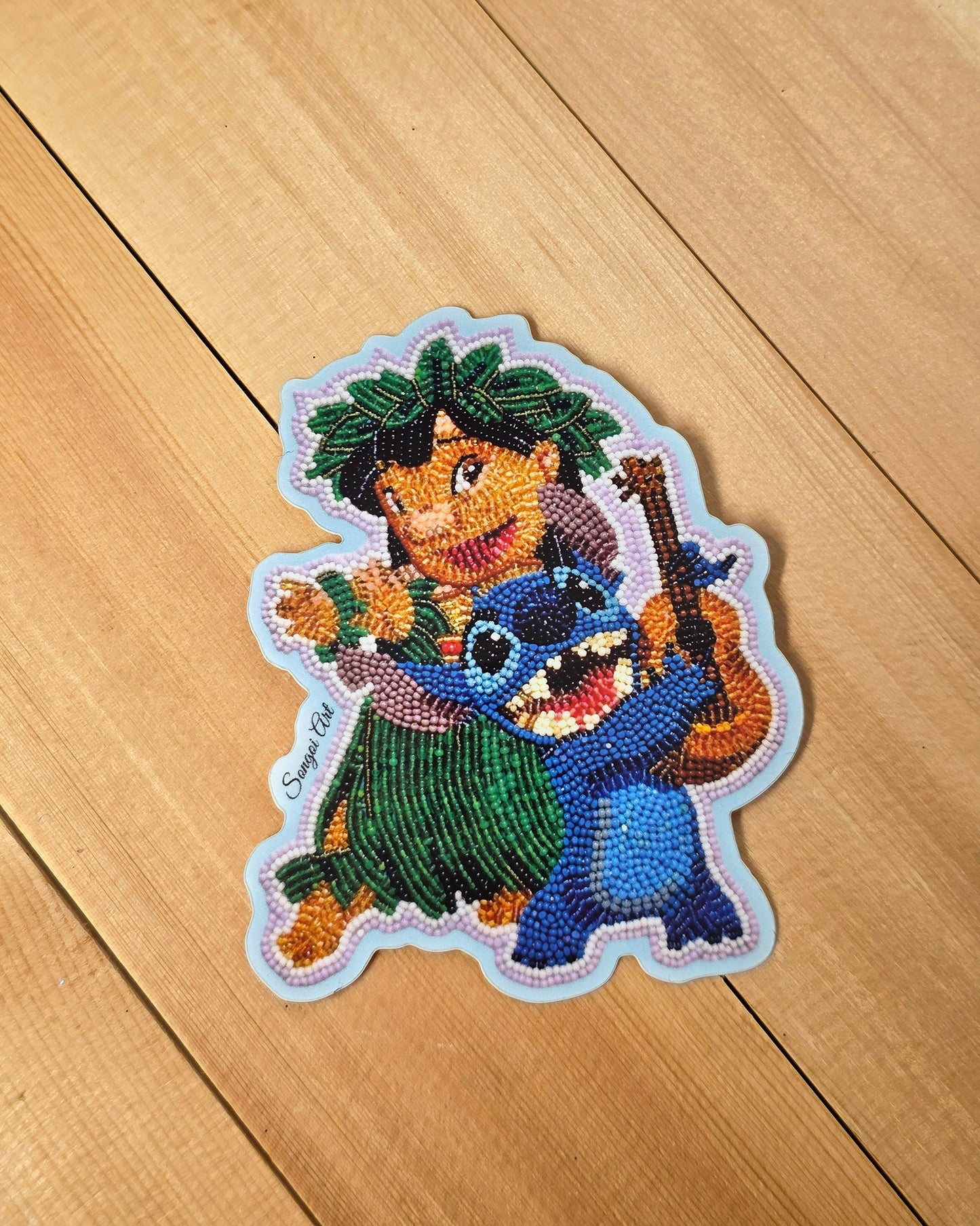 Lilo and Stitch Beadwork Stickers