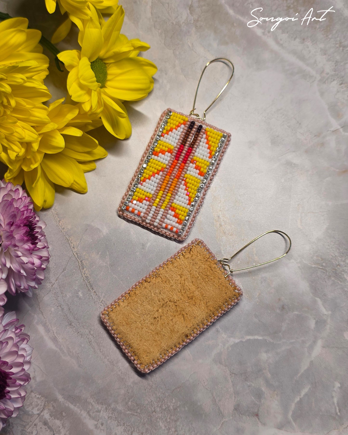 Sunny and Bright Statement Earrings