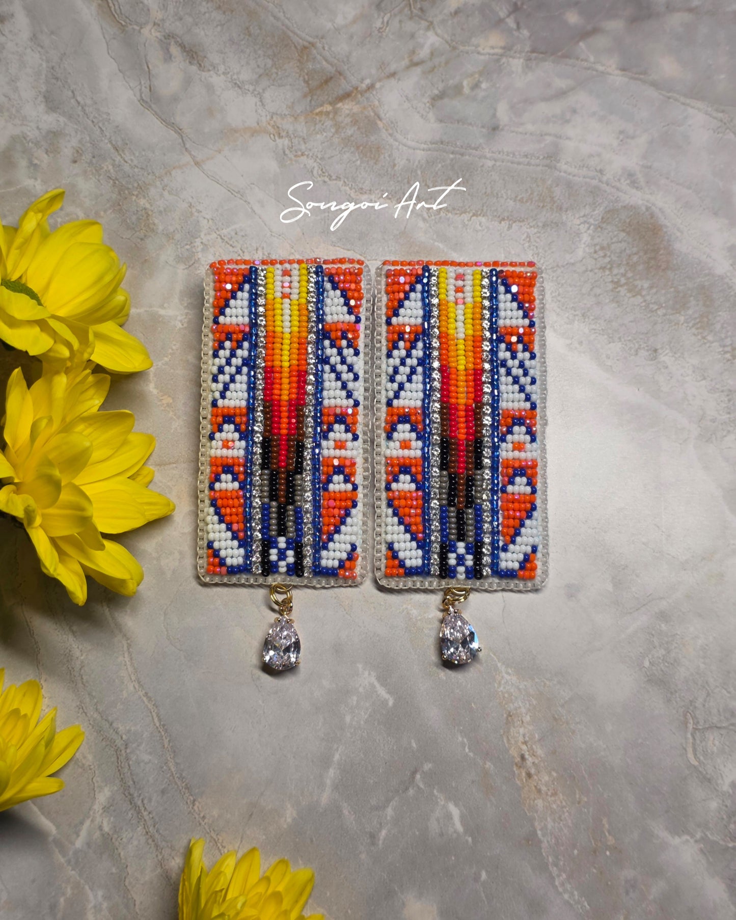 Bold Geometric Statement Earrings