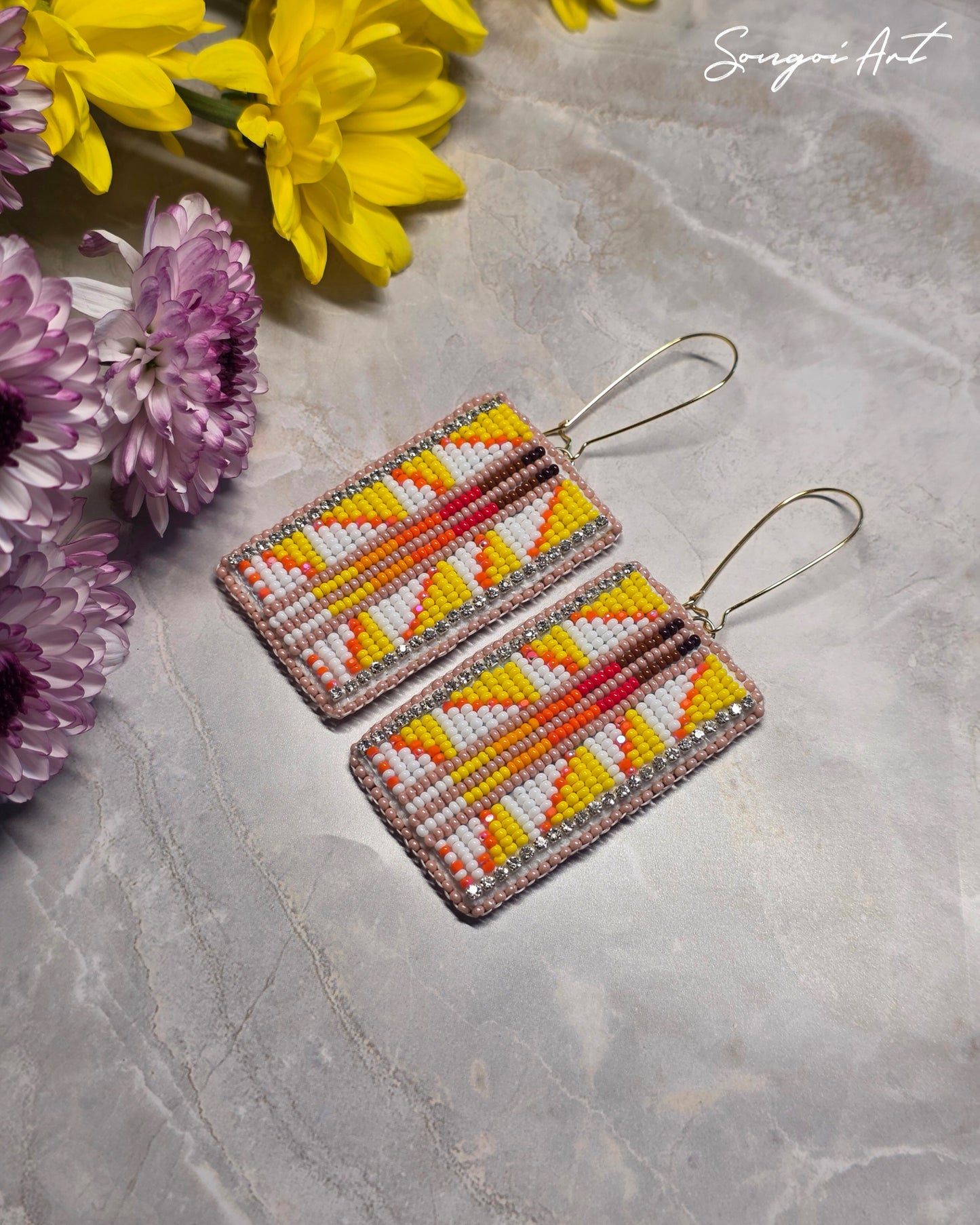 Sunny and Bright Statement Earrings