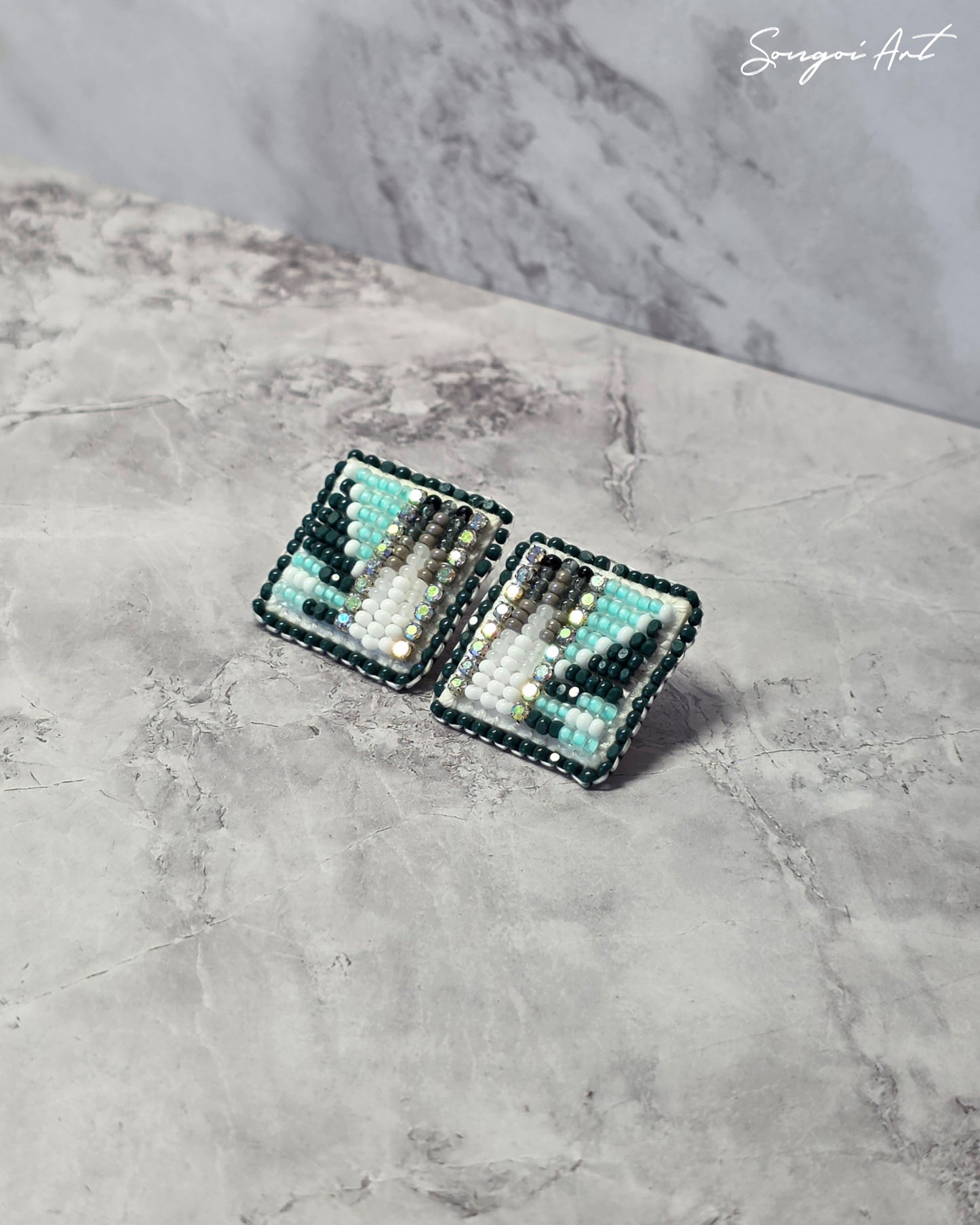 Mini Mint & Green Geos
