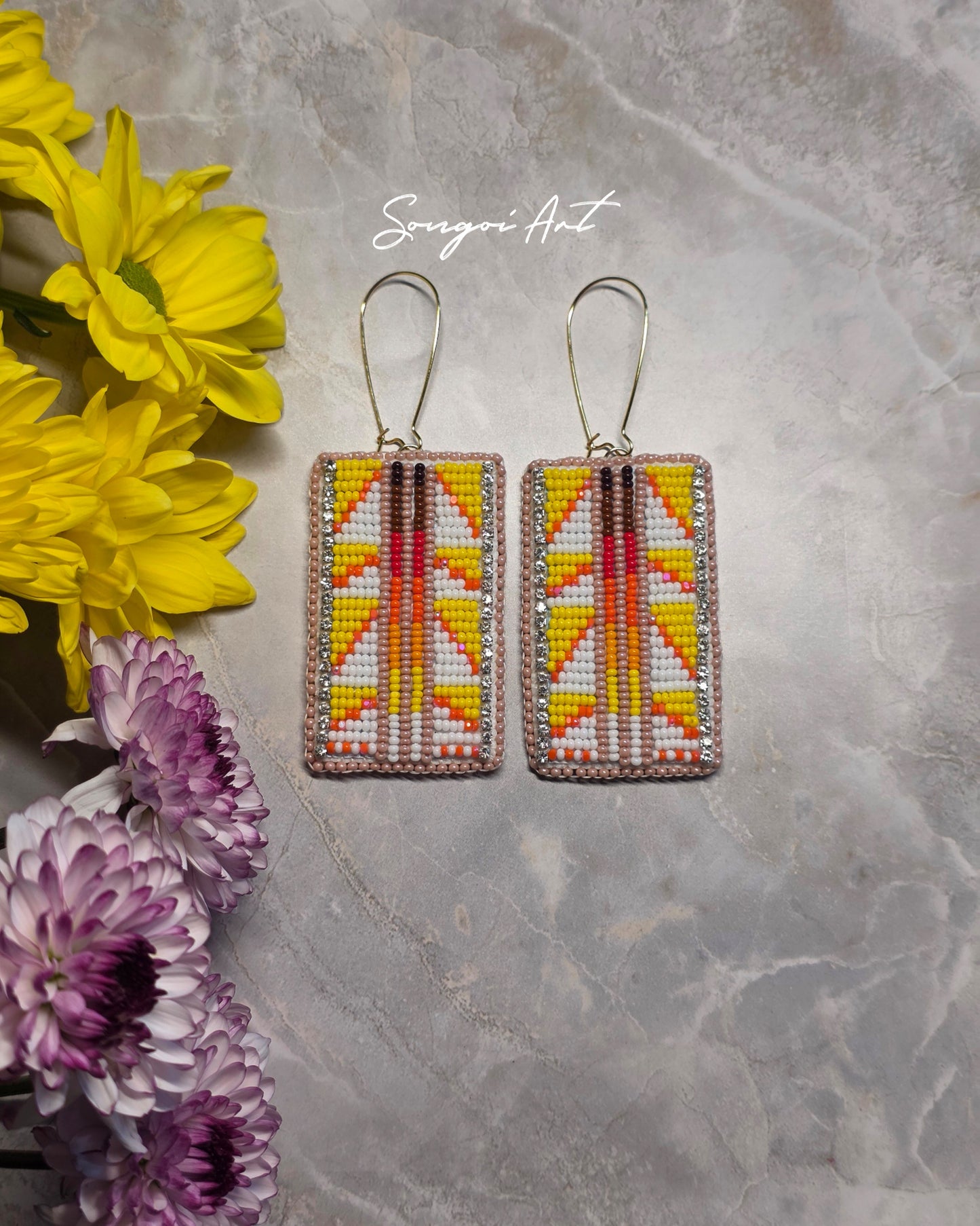 Sunny and Bright Statement Earrings