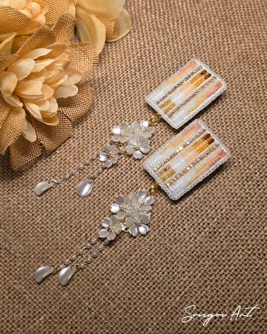 Desert Bloom Geometric Earrings